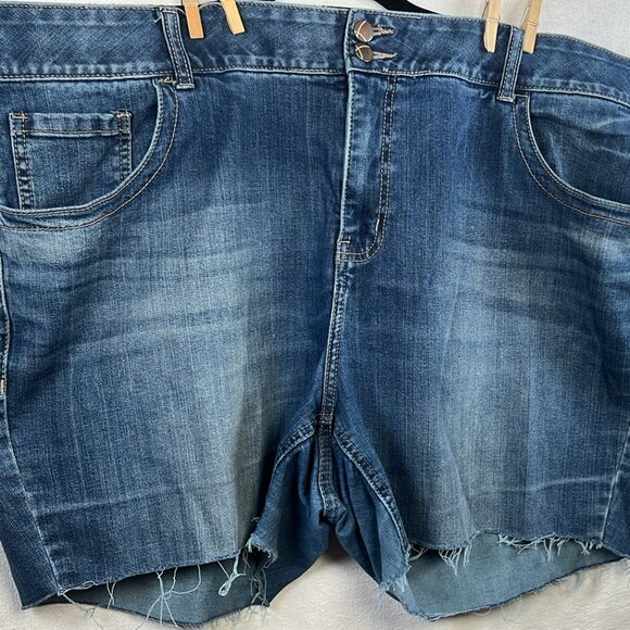 Lane Bryant Pants - Lane Bryant Plus Size 22R/ Cut Off Jean Shorts 5pockets Boho Hippie Festival